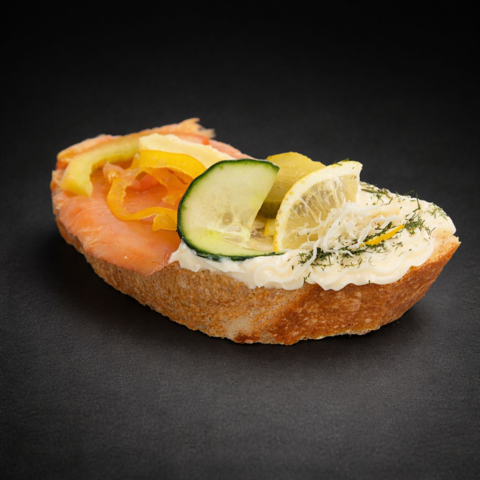 Lachs Brötchen